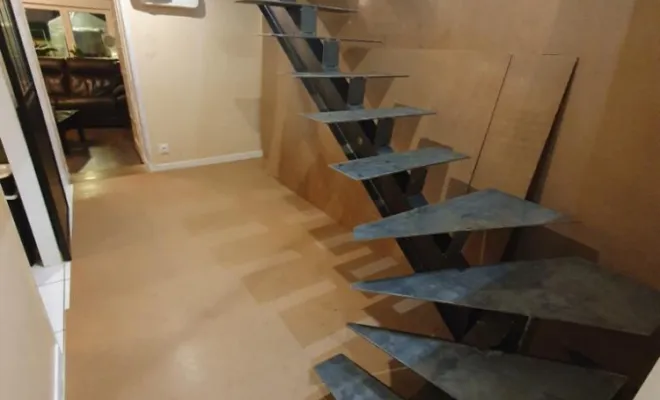 fabrication et installation escalier, Bordeaux, Atelier FORTIN