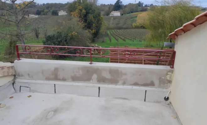 fabrication et installation garde corps, Bordeaux, Atelier FORTIN